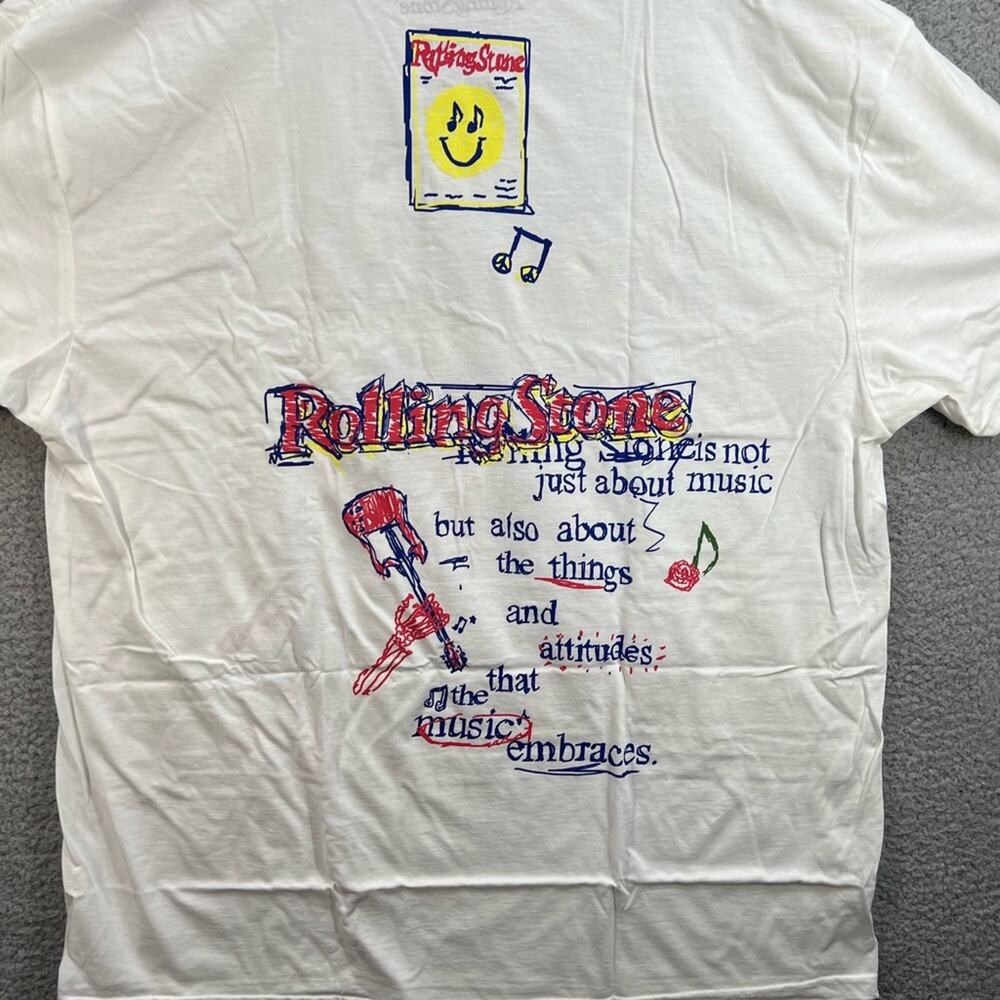 Urban Outfitters Rolling Stone Magazine White T-Shirt Dress - Picture 7 of 9